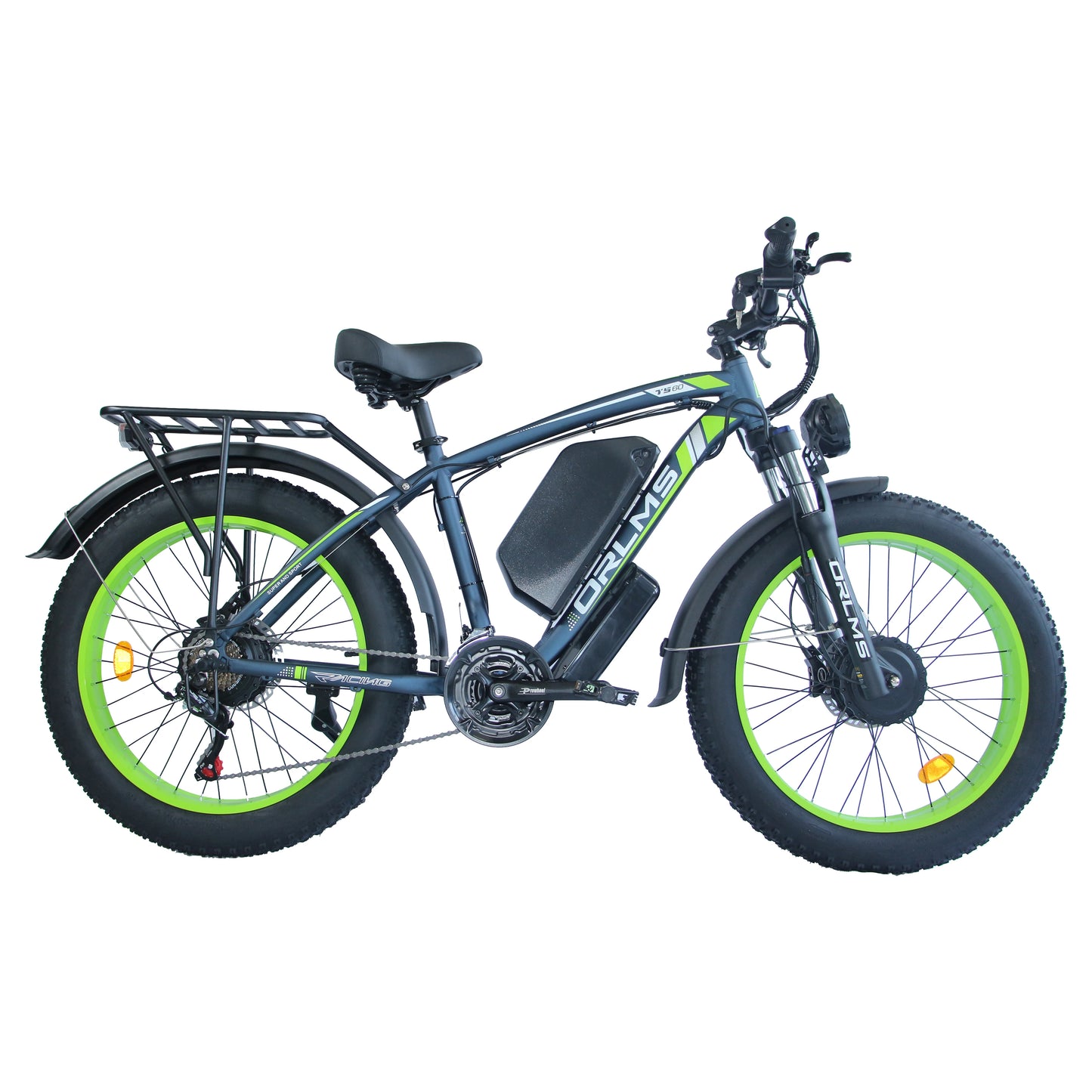 Orlms TS60 Electric Bike 2000W Powerful Motor 48V 25Ah Large Capacity Battery 26 Inch 4.0 Tires Double Shock Absorbers