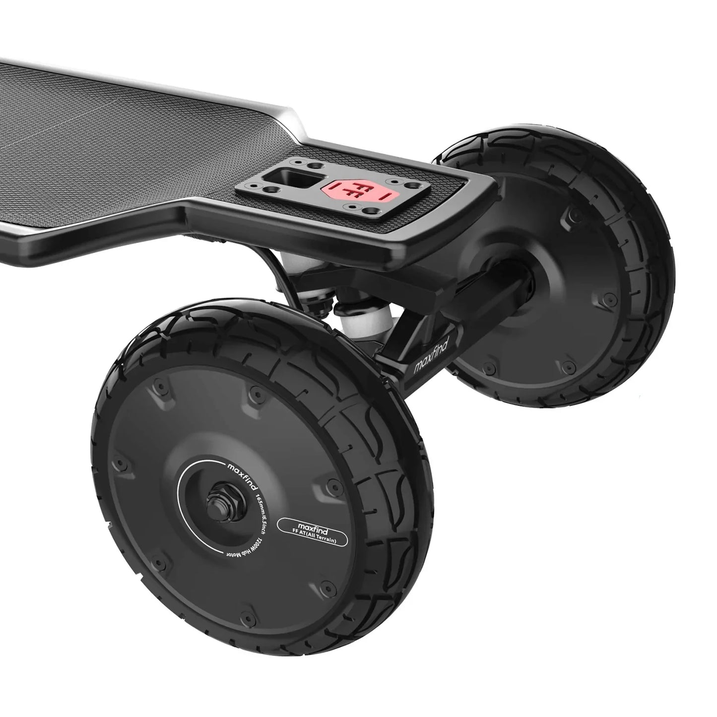 Maxfind FF AT High Speed 165MM Wheels Off Road Electric Skateboard 3000W Power Fast Swappable Battery Design
