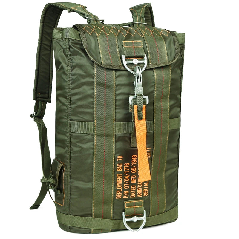 Durable All Purpose Backpack Lightweight Carryall Parachute Bag For Outdoor Hunting Hiking School Travel