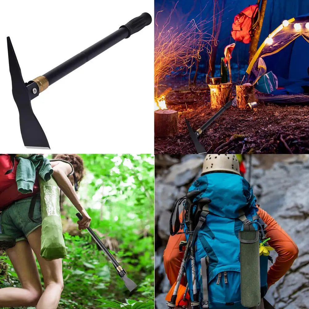 Folding Shovel Lightweight Portable Camping Shovels For Digging Tactical Shovel Pickaxe Hoe Outdoor Survival Tools For Hiking