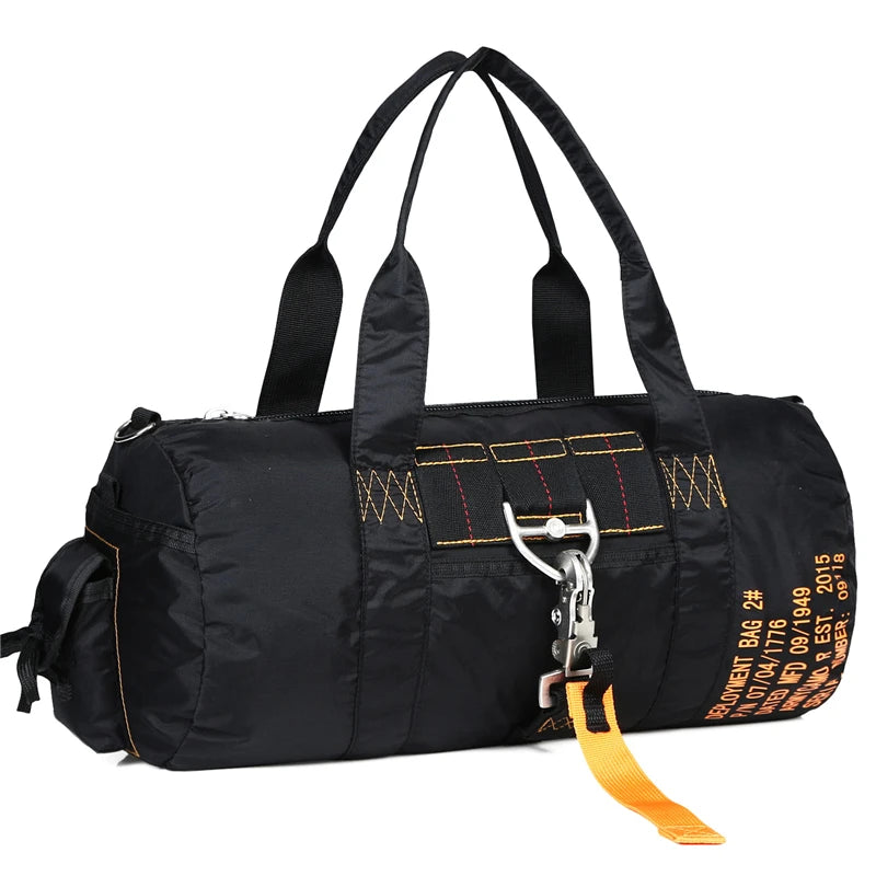 LQARMY Tactical Parachute Sport Duffle Bag 1000D Nylon Outdoor Travel Belt Bag Camping Crossbody Bag