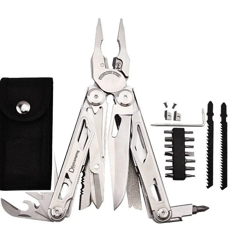 Daicamping DL30 Multitools Hand DIY Multi Tools Multi-tool Clamp Folding Knives Scissors Cutters EDC Survival Gear Manual Pliers