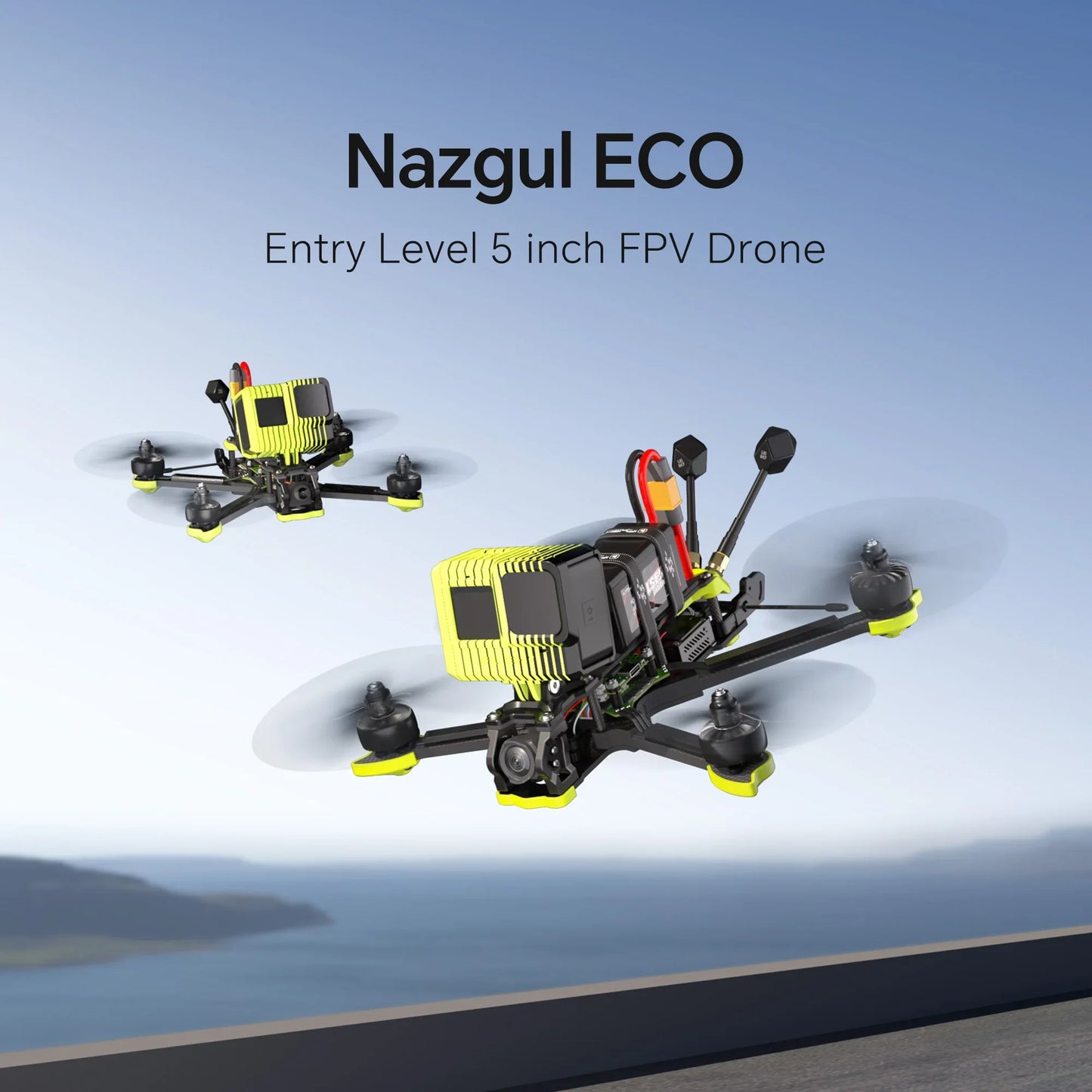 iFlight Nazgul DC5 ECO 6S O4 Pro HD Drone BNF with O3 Air Unit V1.1 Digital HD System and BLITZ ATF435 E55S Stack for FPV