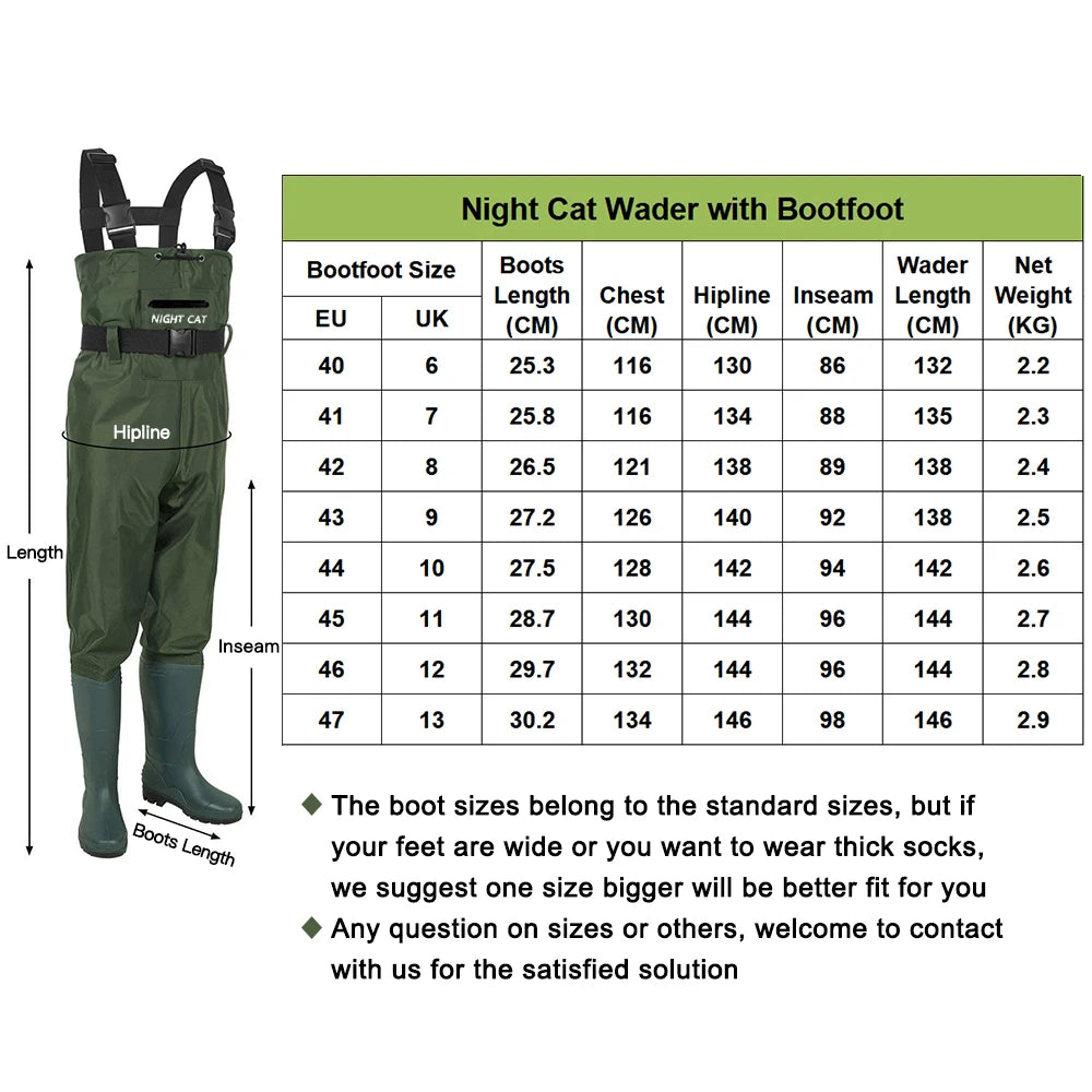 Lightweight Waterproof Breathable Fishing Waders With Boots For Hunting And Diving