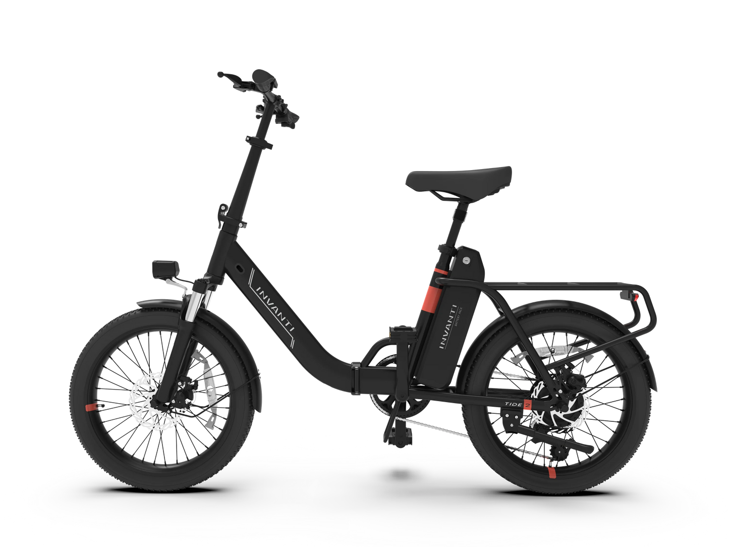 Invanti Tide2 20 Inch Folding Electric Bike 500W Motor 48V 10.4Ah Battery