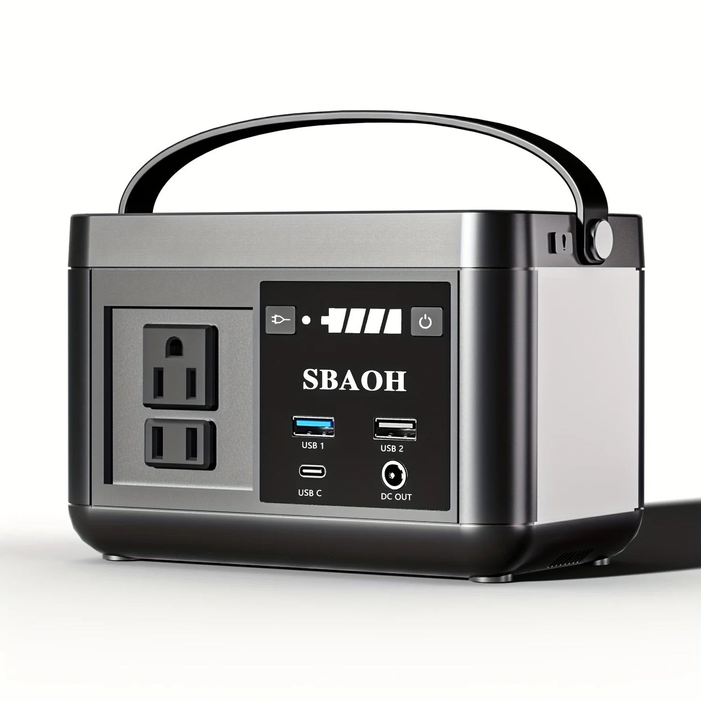 Portable Power Station P86 88.8Wh LiFePo4 Battery with 120W AC Outputs Solar Generator for Travel and Camping