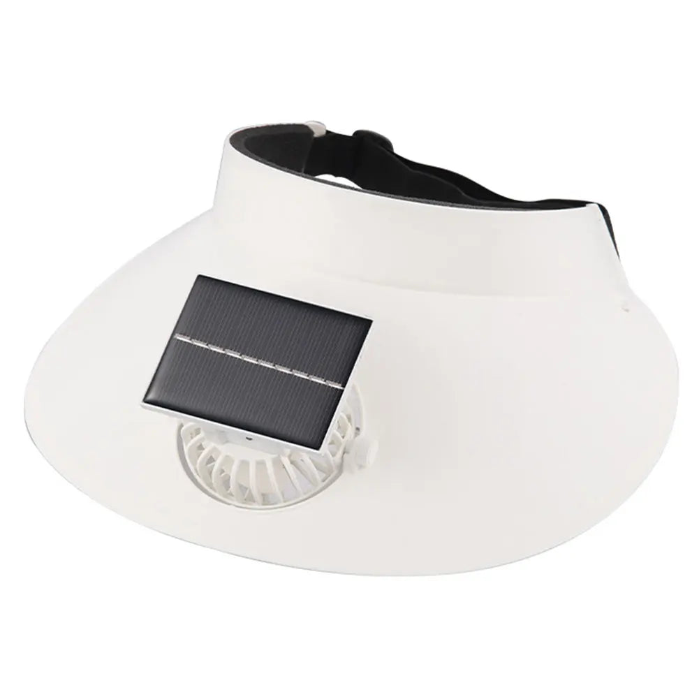 Solar Fan Hat Outdoor Fishing Hat with 2 Solar Fans Wide Brim Bucket Hat Summer Cap for Men Camping Hiking