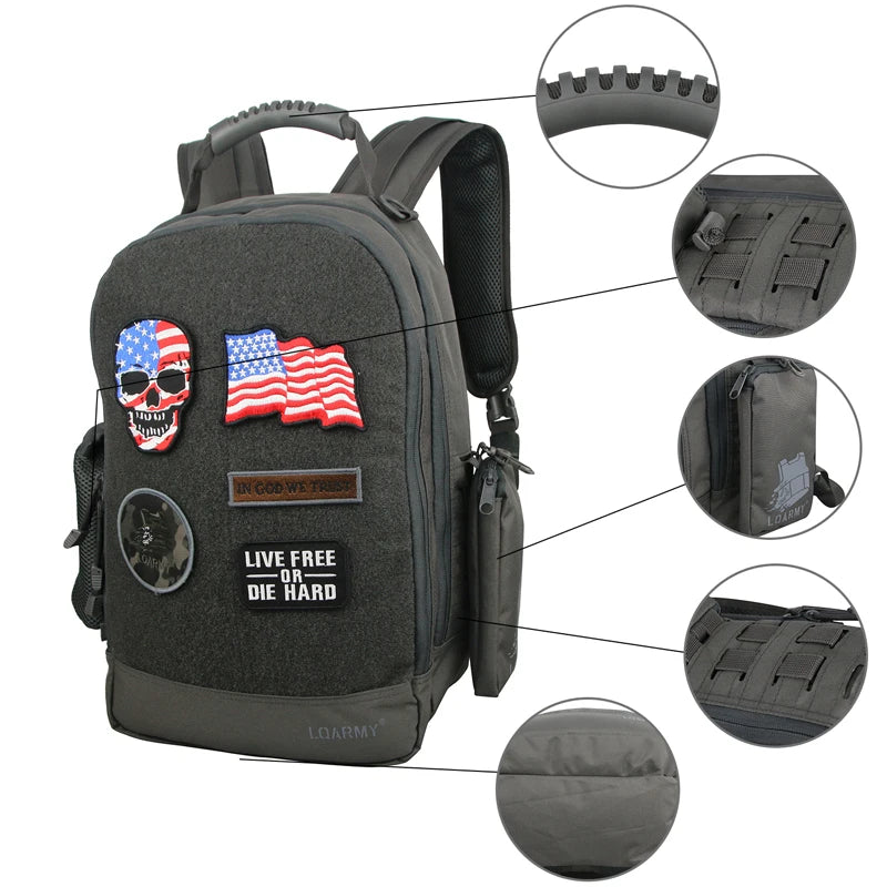 35L Outdoor Tactical Backpack Military Rucksack Waterproof Multi-Function Tactical Laptop Bag