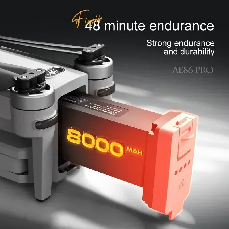 AE86 Pro Max 8K Drone Battery 11.4V 8000mAh for S810 X5proMAX T8 PRO8 Carbon Fiber Spare Parts Accessory