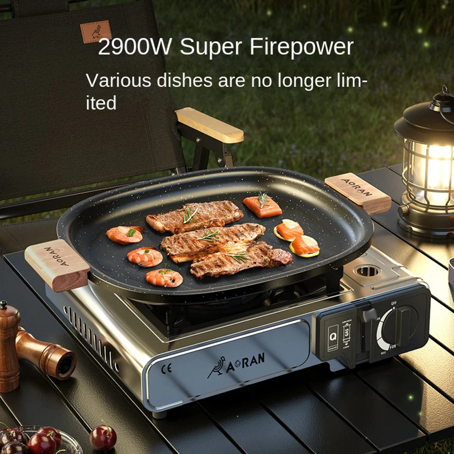 Card Stove Camping Gas Stove 2900W High Power Portable Gas Stove Outdoor Picnic Equipment