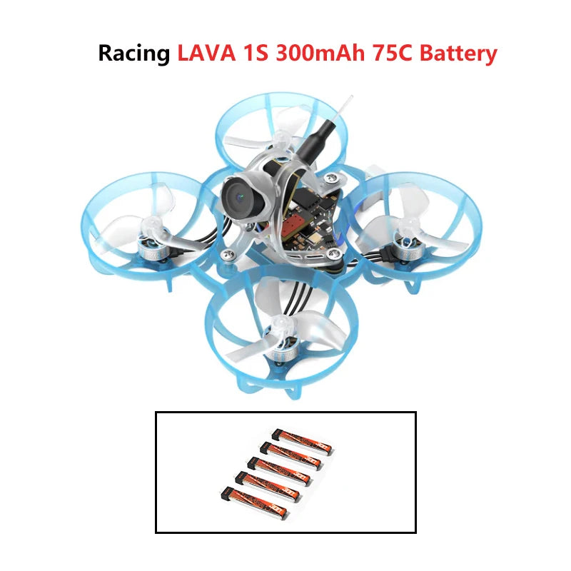 Betafpv Air65 5in1 Racing Freestyle Fpv Drone with LAVA 1S 300mAh 75C Battery and 1S 260mAh 80C Battery