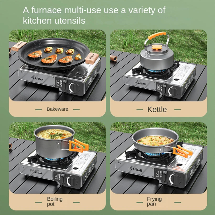 Card Stove Camping Gas Stove 2900W High Power Portable Gas Stove Outdoor Picnic Equipment