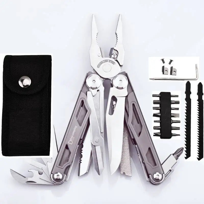 Daicamping DL30 Multitools Hand DIY Multi Tools Multi-tool Clamp Folding Knives Scissors Cutters EDC Survival Gear Manual Pliers