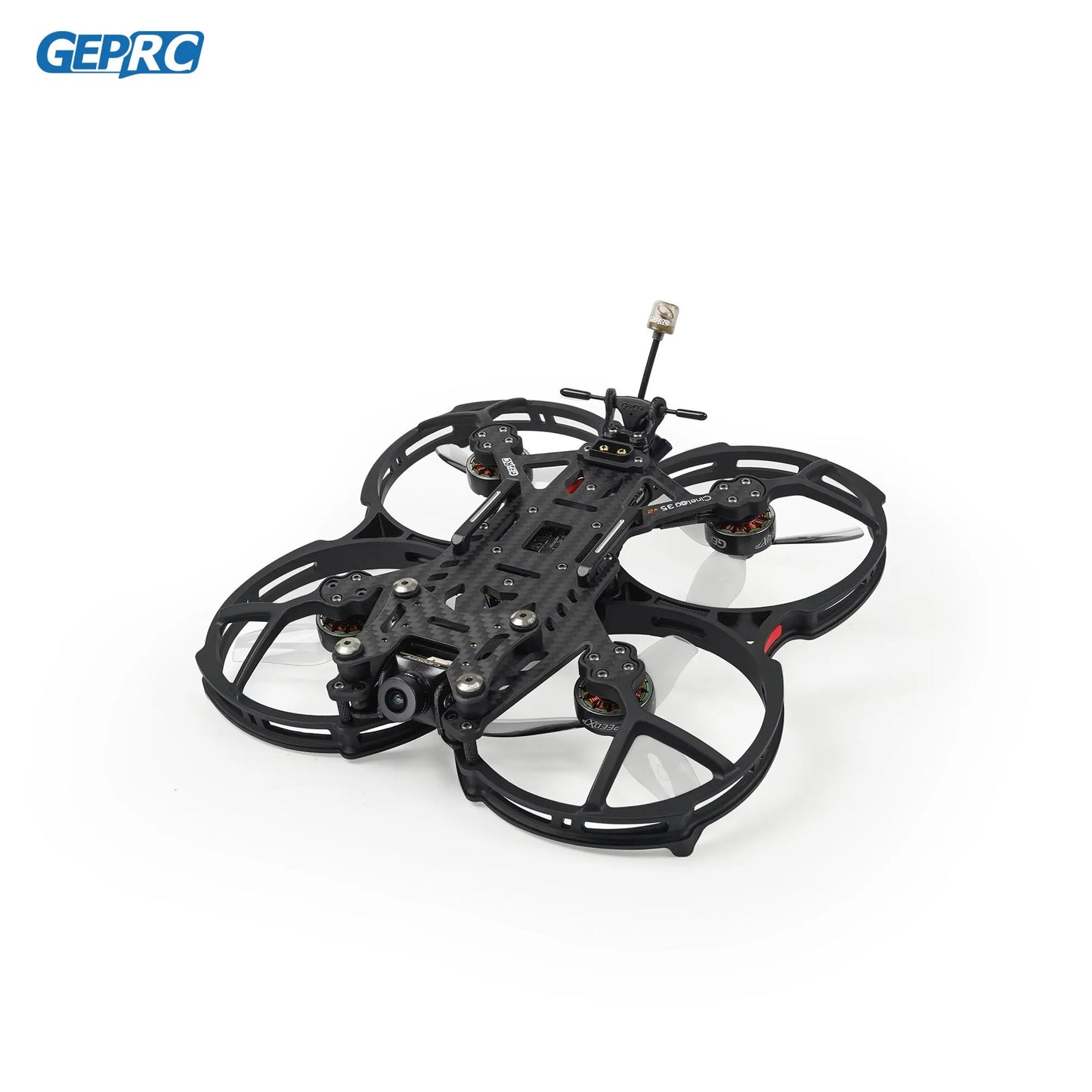 GEPRC Cinelog35 V2 Analog FPV Drone System Freestyle Drone 2105.5-2150KV VTX SPEEDX2 ICM 42688-P F722-45A AIO V2 RC Quadcopter with 1080p HD Camera for Aerial Photography