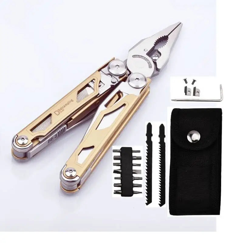 Daicamping DL30 Multitools Hand DIY Multi Tools Multi-tool Clamp Folding Knives Scissors Cutters EDC Survival Gear Manual Pliers