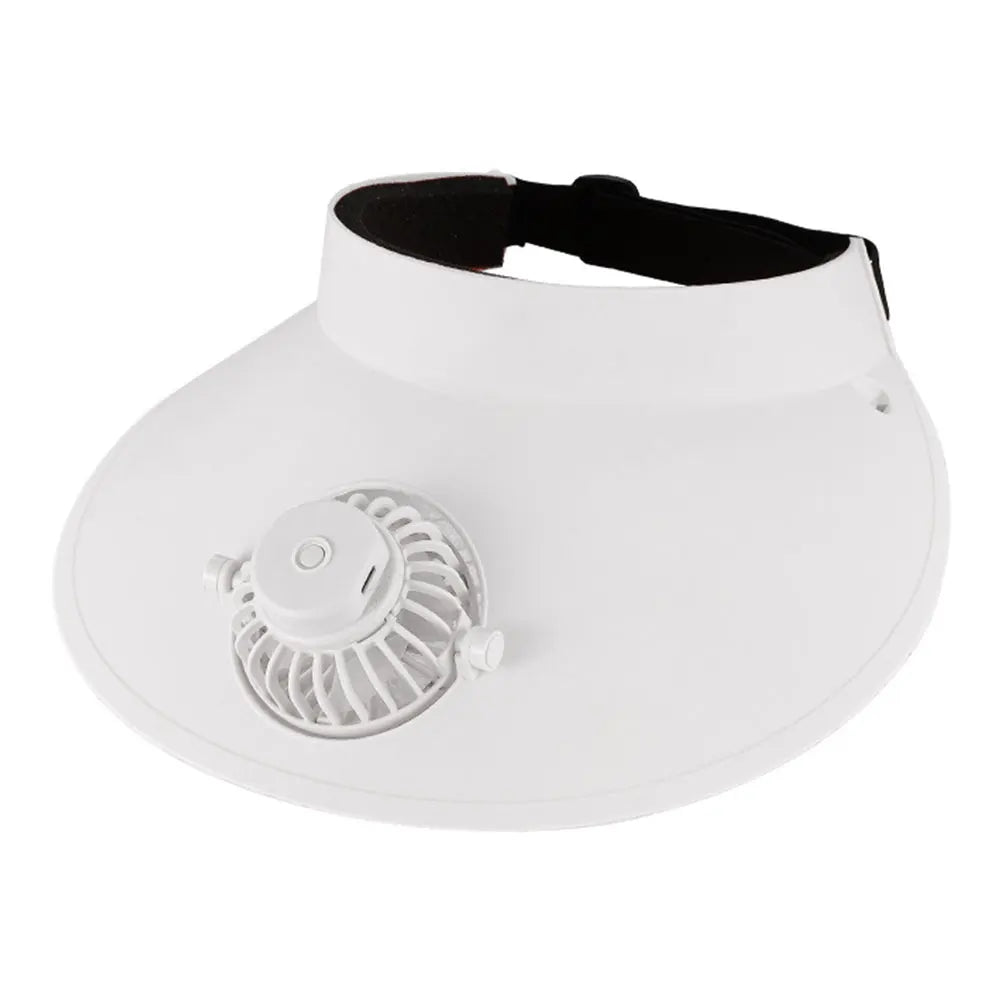 Solar Fan Hat Outdoor Fishing Hat with 2 Solar Fans Wide Brim Bucket Hat Summer Cap for Men Camping Hiking