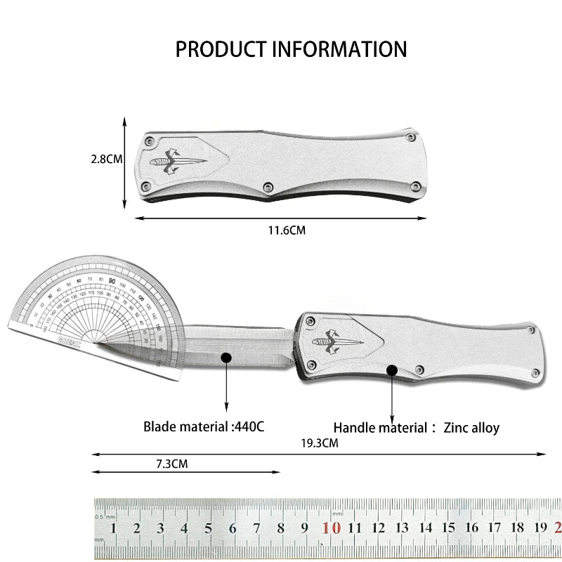 Multi Color Micro Tech 4 Styles Multifunctional Outdoor Camping Fishing Survival Knives Gift for Men