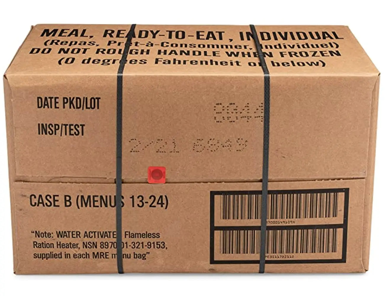 24 Count US Military Surplus MRE Meals Ready to Eat 2021 Inspect A and B Case Bundle Menus 1 to 24