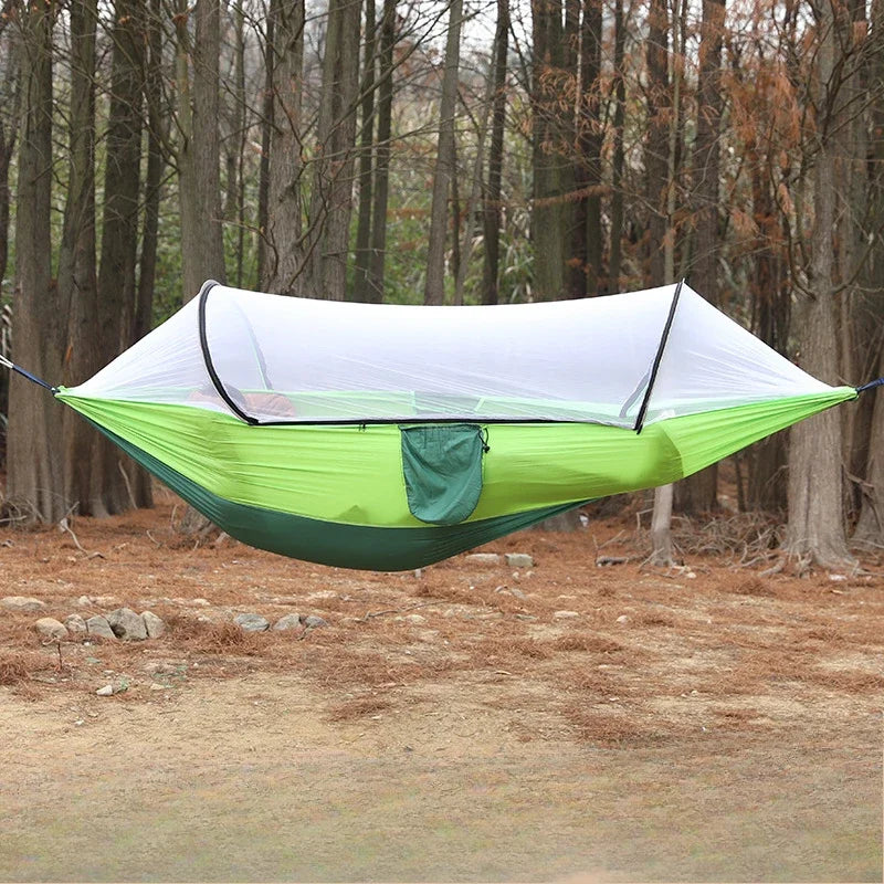 Camping Hammock with Mosquito Net and Sleeping Tent Lightweight Portable Outdoor Furniture for Garden