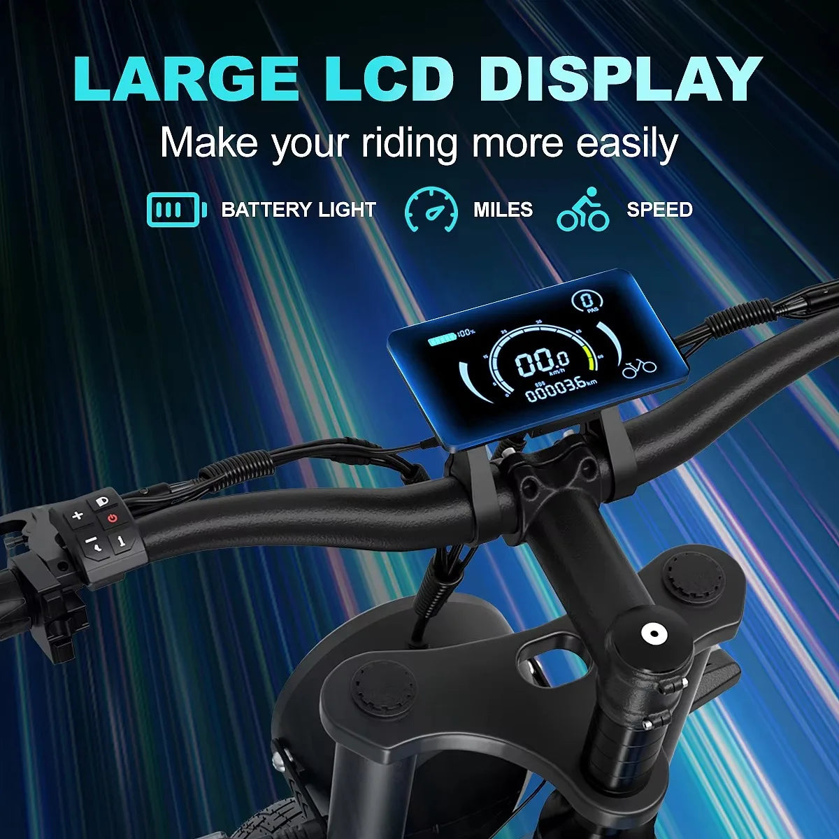 Jansno X60 E-Bike 1500W Dual Motor 48V 23Ah Battery Large LCD Display Electric Bicycle Fat Tire Motorcycle Retro Electric Bike