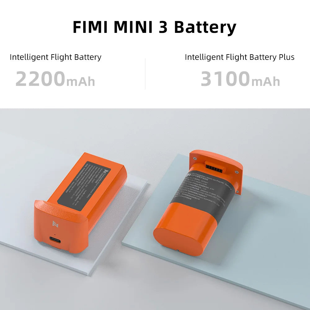 FIMI Mini 3 4K GPS Drone with 3 Axis Gimbal 249g 4K 60FPS 48MP 9KM Transmission 64 Minute Flight Time Super Night Video Auto Return