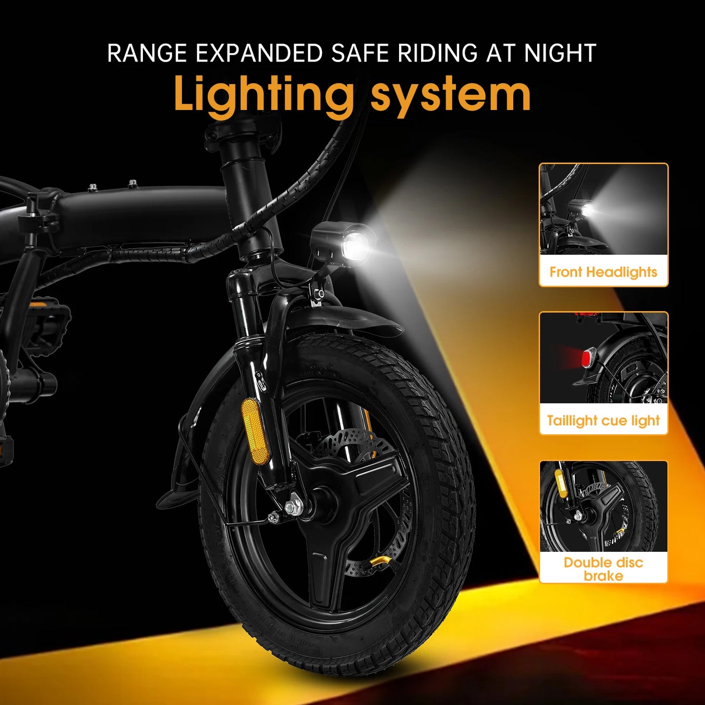 Folding Electric Bike for Adults with Basket 350W Foldable Electric Bicycle 48V 10.4AH Lightweight Commuting Escooter