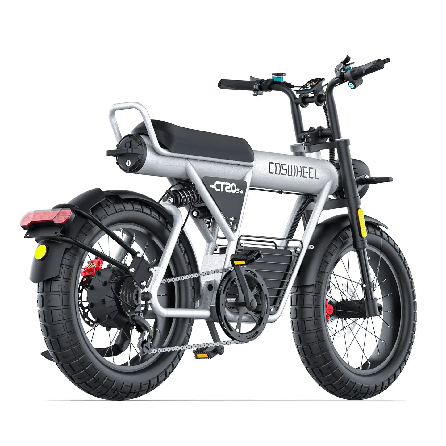 Coswheel Adult Electric Bike CT20S 1500W 60V 27.5AH Off Road Ebike Fat Tire Bike
