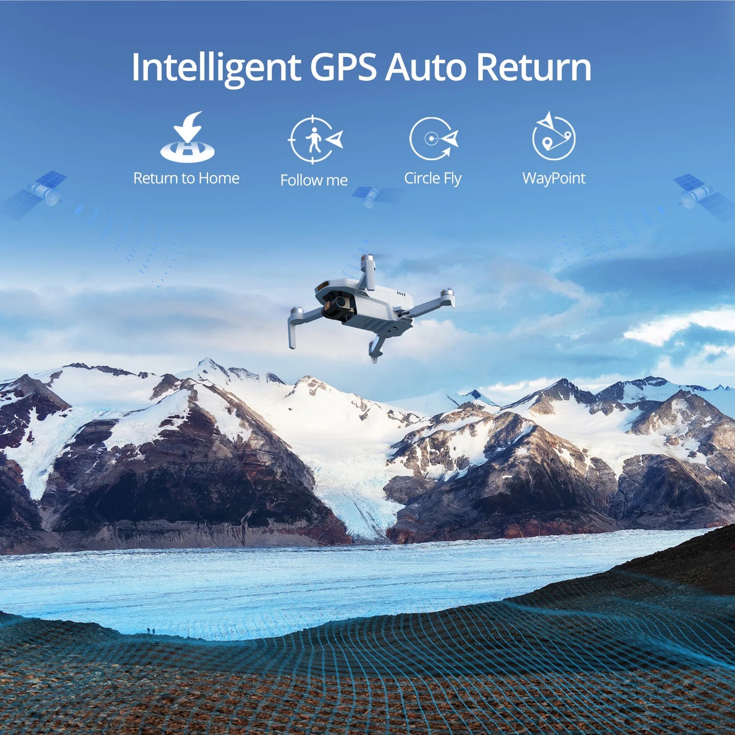 Potensic Atom SE Single Axis Gimbal 4K GPS Drone Under 249g Max Range 4KM for Adults and Beginners