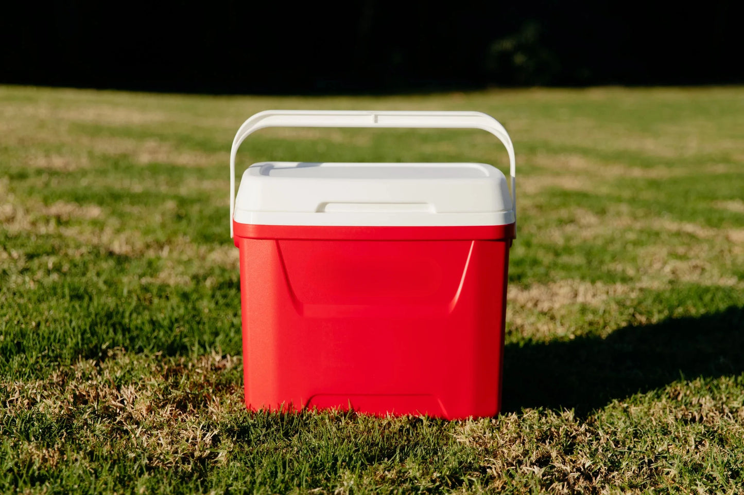 28 QT Outdoor Picnic Camping Cooler with Swing Away Handle for One Hand Carrying Ideal for Picnic Camping and Parties