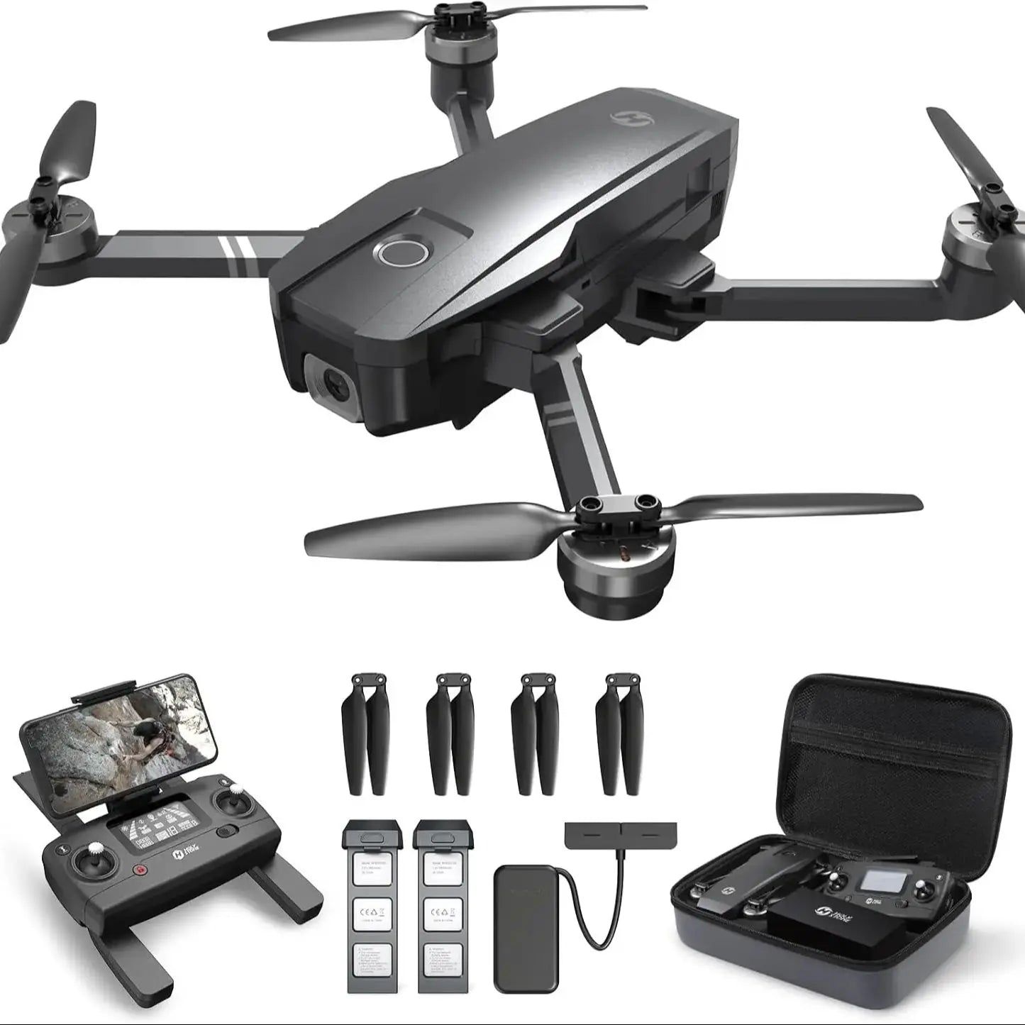 HolyStone HS720 GPS Drone 4K UHD 52 Minute Flight Foldable Brushless Auto Return Follow Me