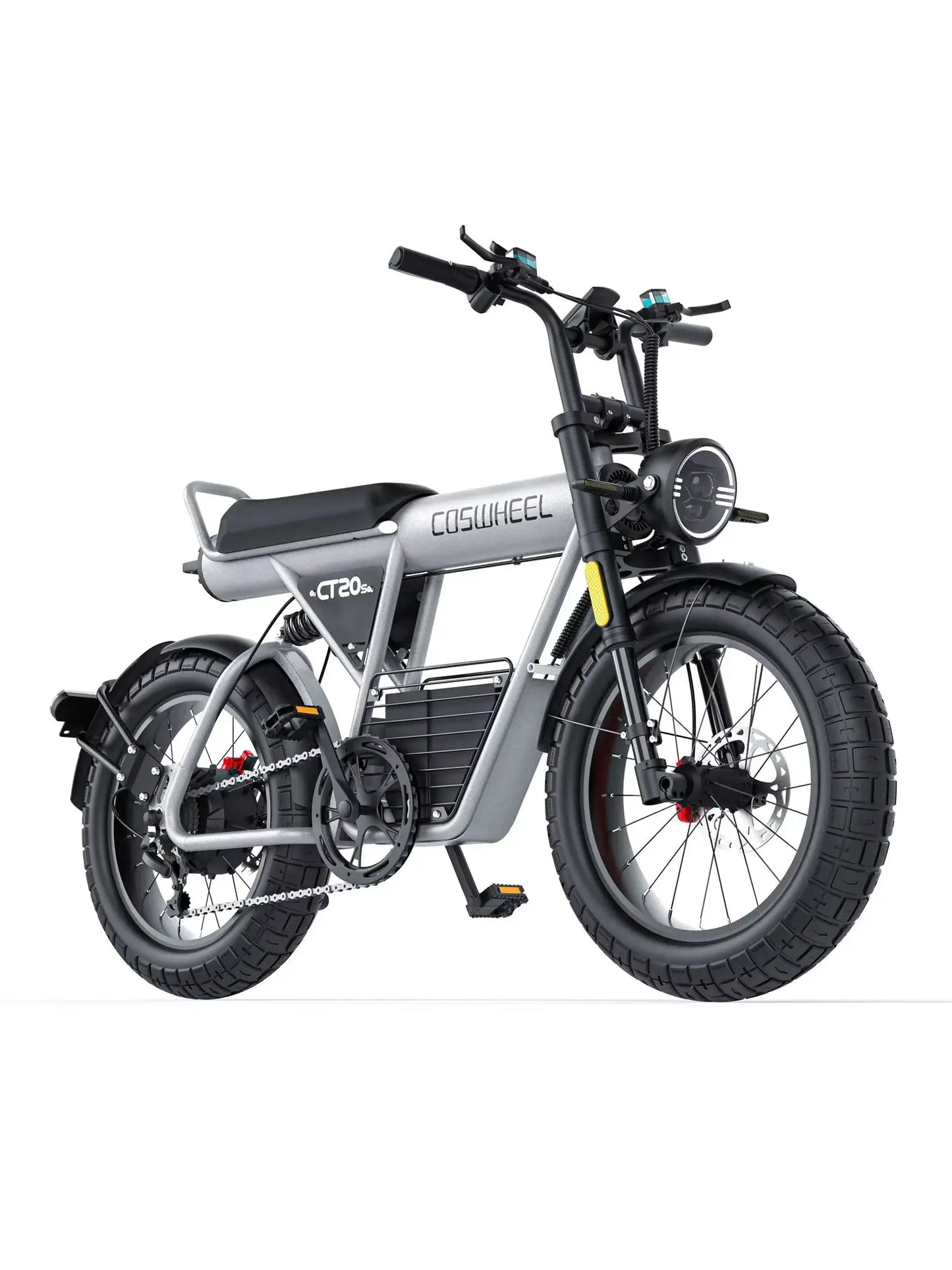 Coswheel Adult Electric Bike CT20S 1500W 60V 27.5AH Off Road Ebike Fat Tire Bike