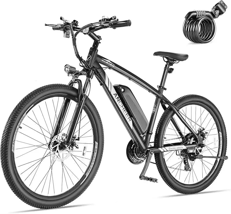 Q2XAANCHEER Electric Bike for Adults Peak 750W Ebike 60 Miles Range 48V 499Wh Battery 27.5 Inch Fast Charge