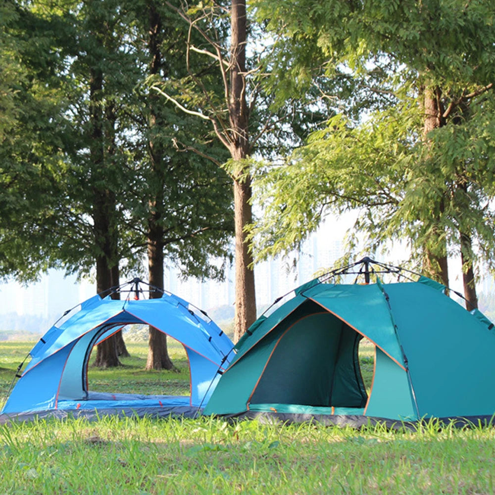 Outdoor Pop Up Tent Water Resistant Portable Instant Camping Folding Fully Automatic Tent for 1-2 People
