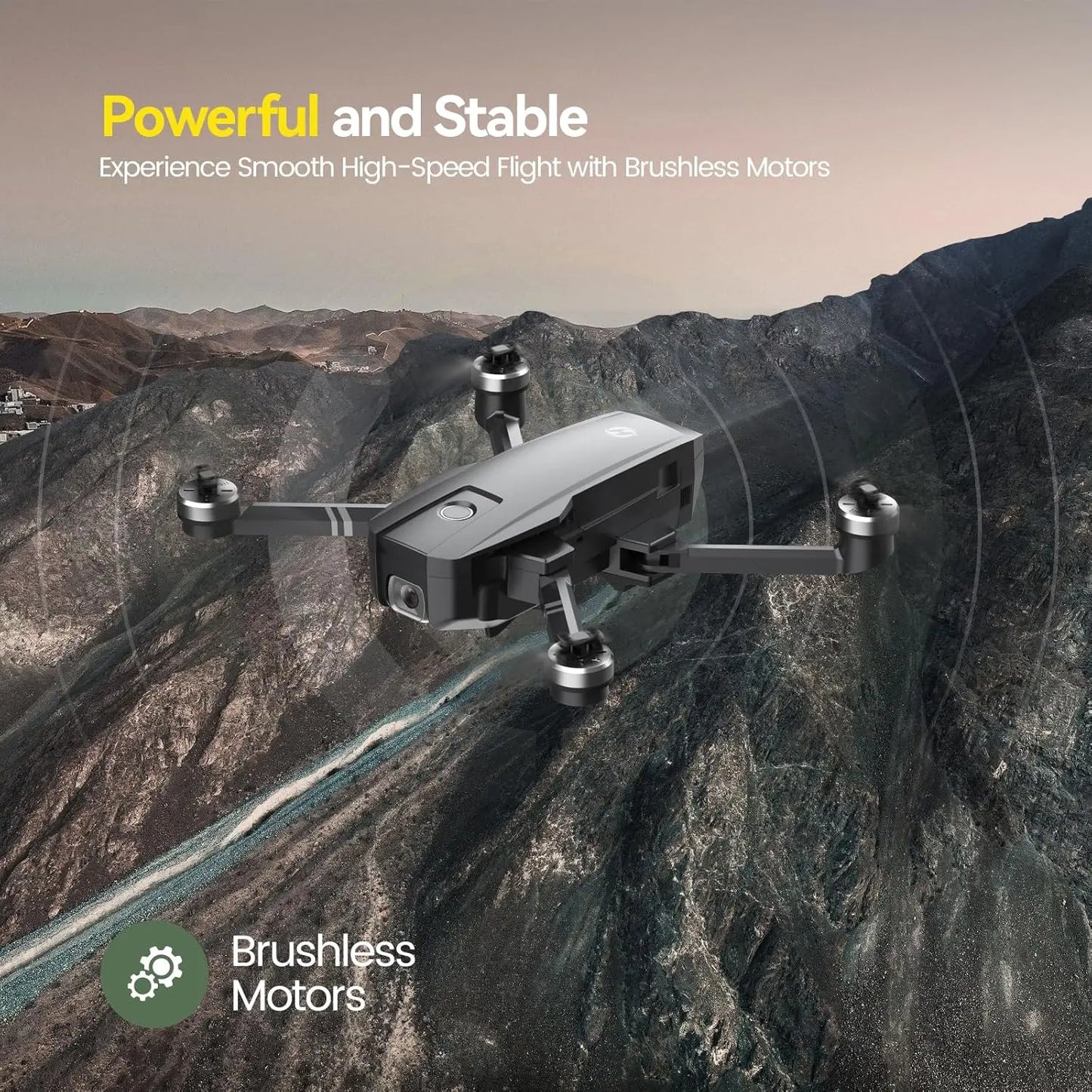 HolyStone HS720 GPS Drone 4K UHD 52 Minute Flight Foldable Brushless Auto Return Follow Me