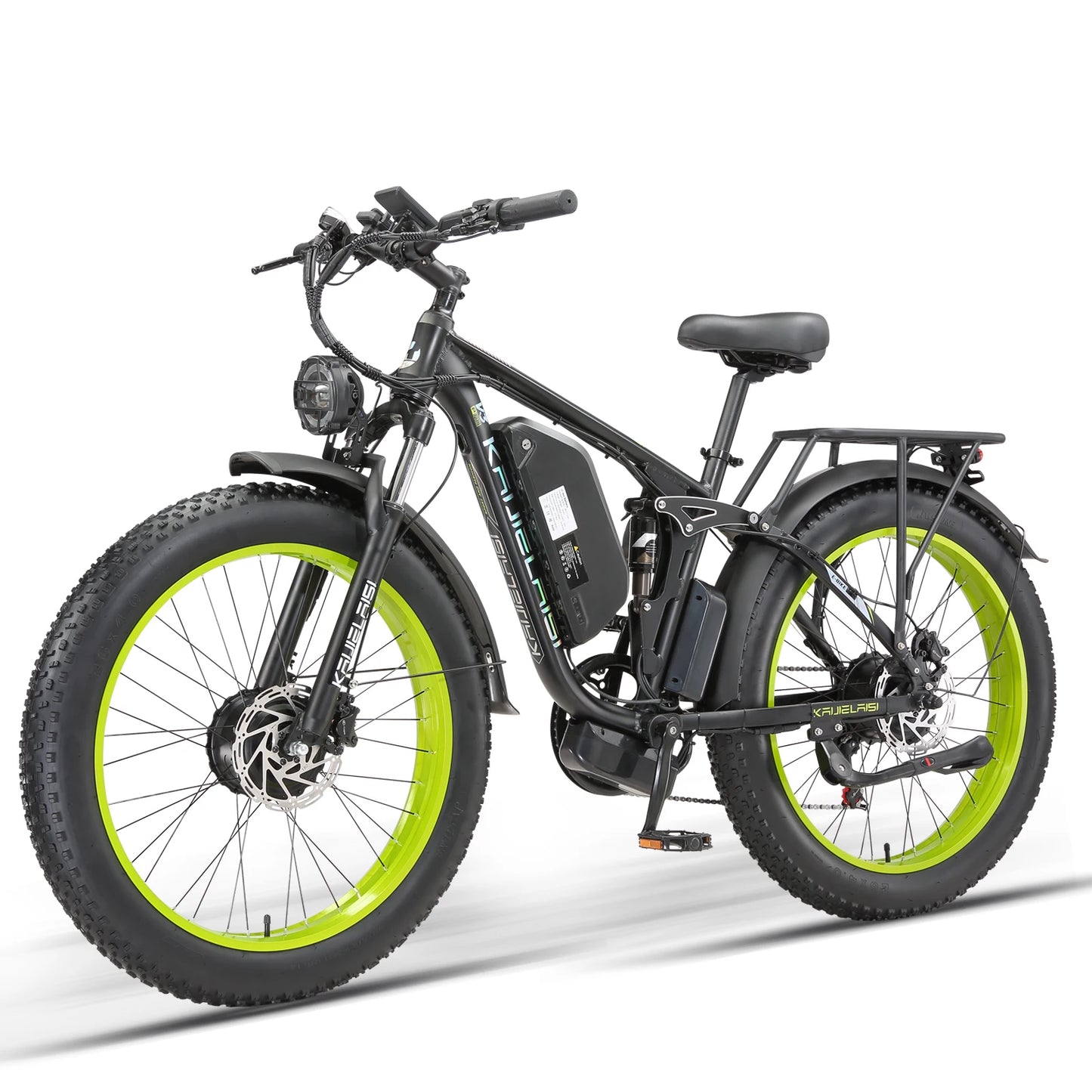 Electric Bike 3000W Dual Motor 52V 26AH Battery Hydraulic Brake Adult Off Road E Bike 24x4.0 Inch Fat Bike Snow Electric Bicycle