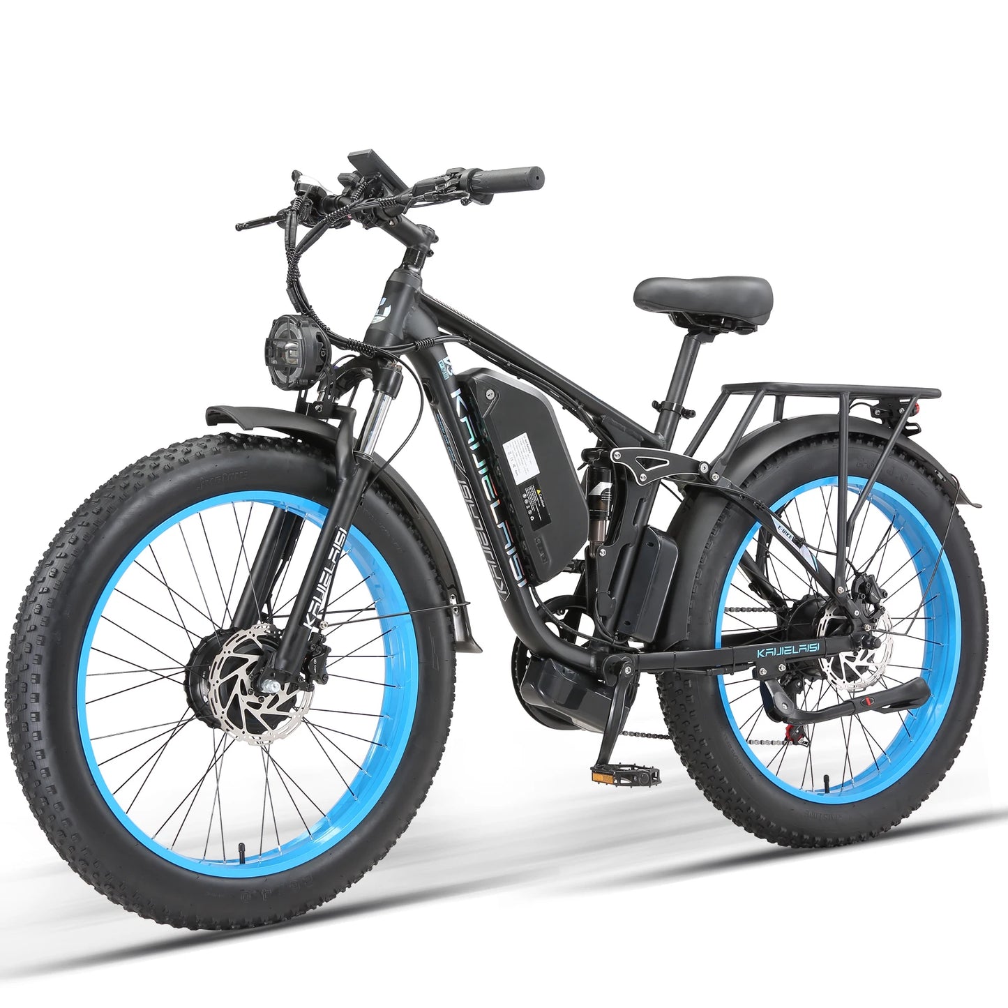 Electric Bike 3000W Dual Motor 52V 26AH Battery Hydraulic Brake Adult Off Road E Bike 24x4.0 Inch Fat Bike Snow Electric Bicycle
