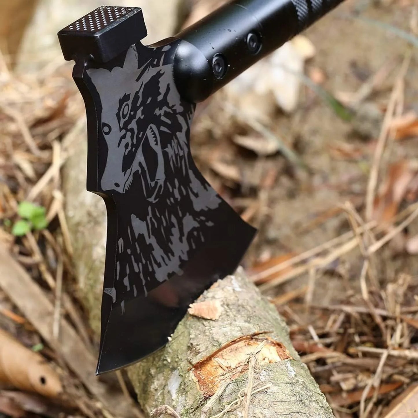 Tactical Folding Survival Axe with Hammer and Nylon Sheath Multifunctional Camping Hatchet for Hiking Hunting Outdoor Survival Gear
