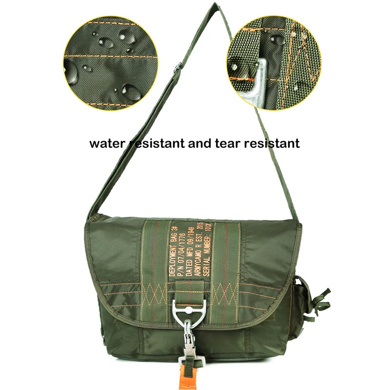 Tactical Shoulder Sling Bag Nylon Waterproof Outdoor Chest Pack for Men Trekking Camping Daypack