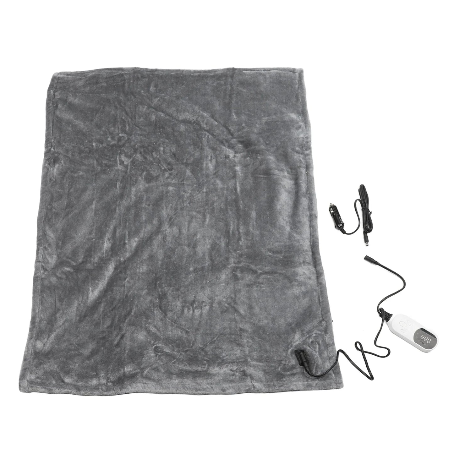 Car Heating Blanket 72W Flannel Electric Blanket for 12V Vehicle Camping Travel