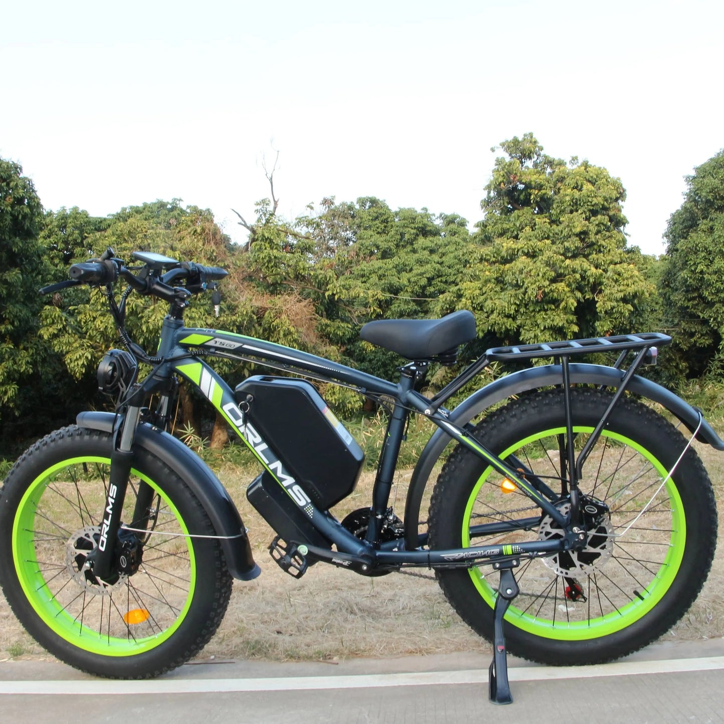 Orlms TS60 Electric Bike 2000W Powerful Motor 48V 25Ah Large Capacity Battery 26 Inch 4.0 Tires Double Shock Absorbers
