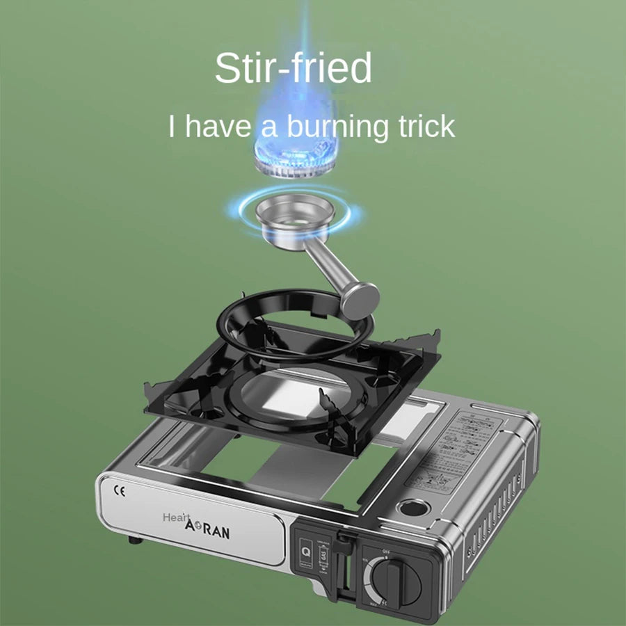 Card Stove Camping Gas Stove 2900W High Power Portable Gas Stove Outdoor Picnic Equipment