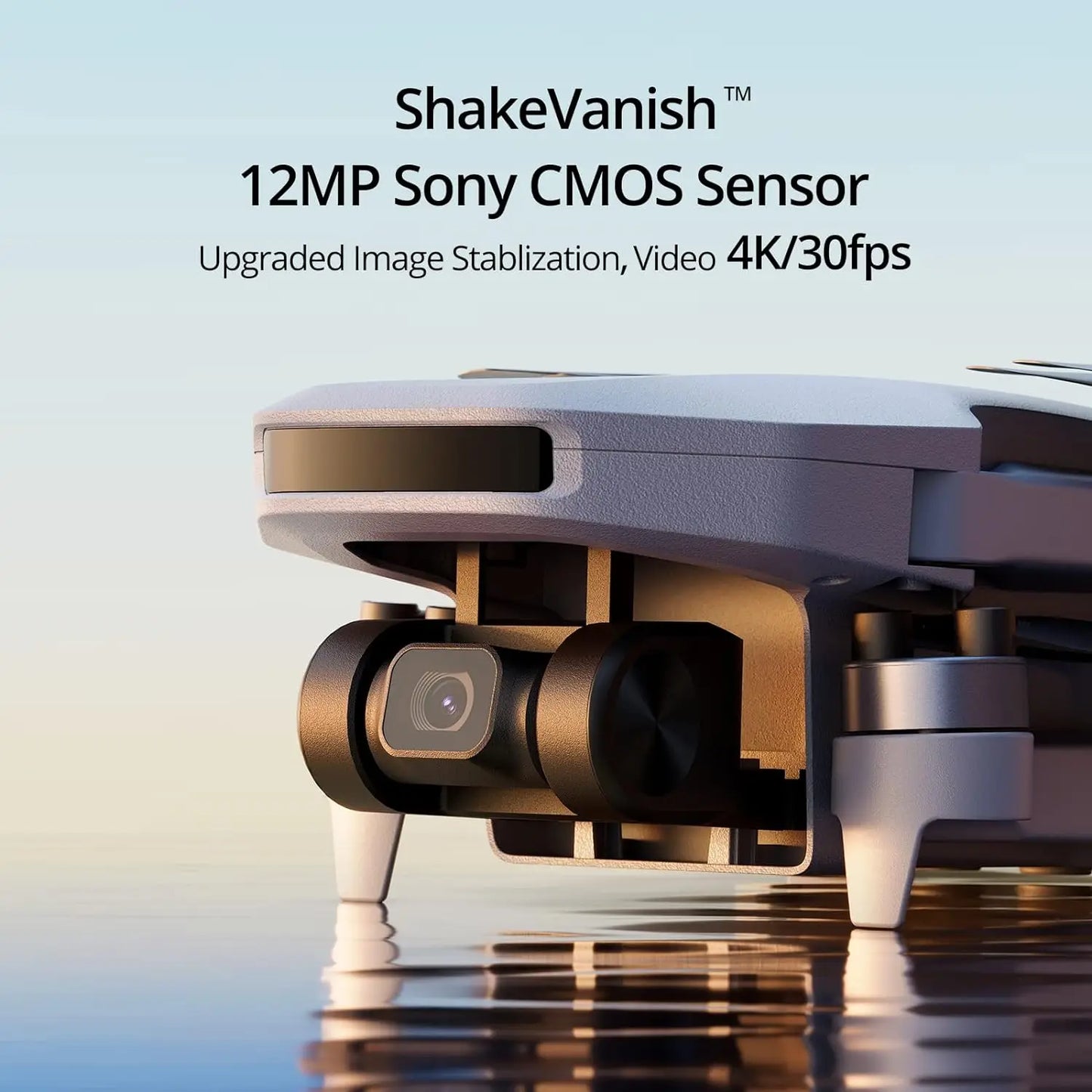Potensic ATOM SE Drone Under 249g with GPS Auto Return Single Axis Gimbal EIS 4K HD Video Recording and Follow Me Feature