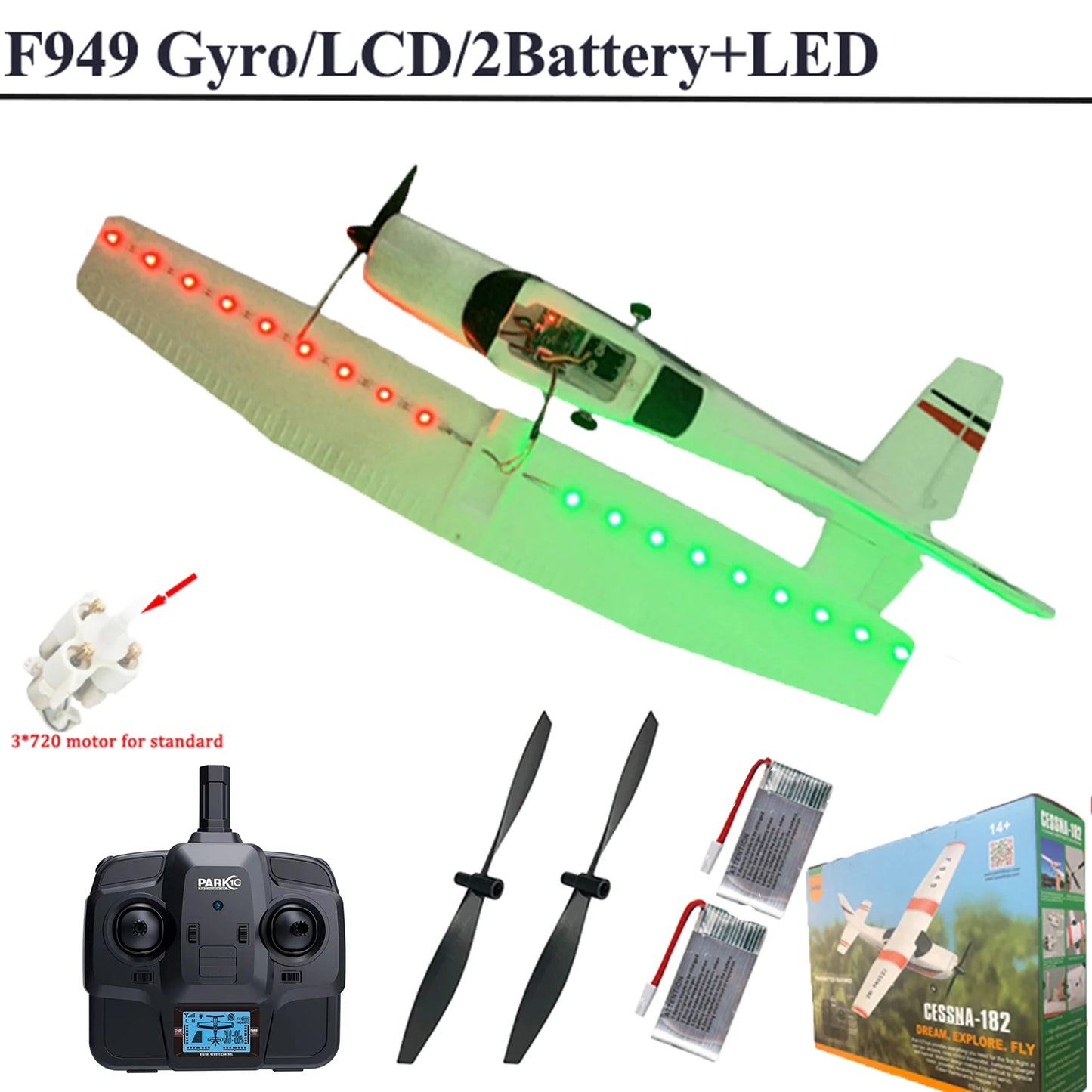 Wltoys F949 2.4G 3D6G 3Ch RC Airplane Fixed Wing Plane Outdoor Toy Drone RTF Upgrade Version With Digital Servo And Gyroscope