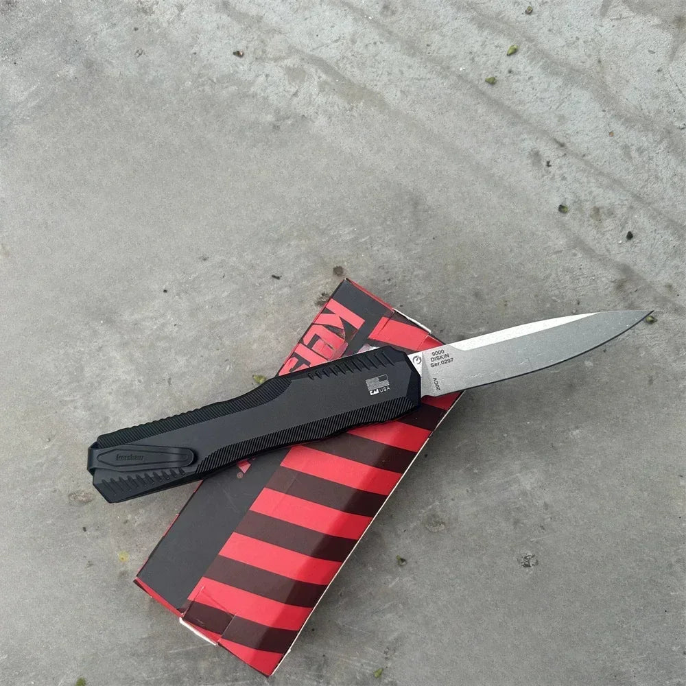 KS 9000 D2 Blade T6 Aluminium Handle Camping Survival Tactical Multitool Hunting Durable EDC Portable Folding Pocket Knife