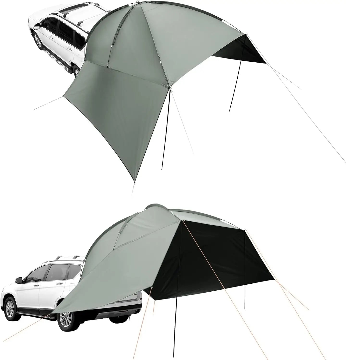 Versatility Camping Tent Moonshade Awning Auto Canopy with UV50 Protection and PU3000mm Water Resistance