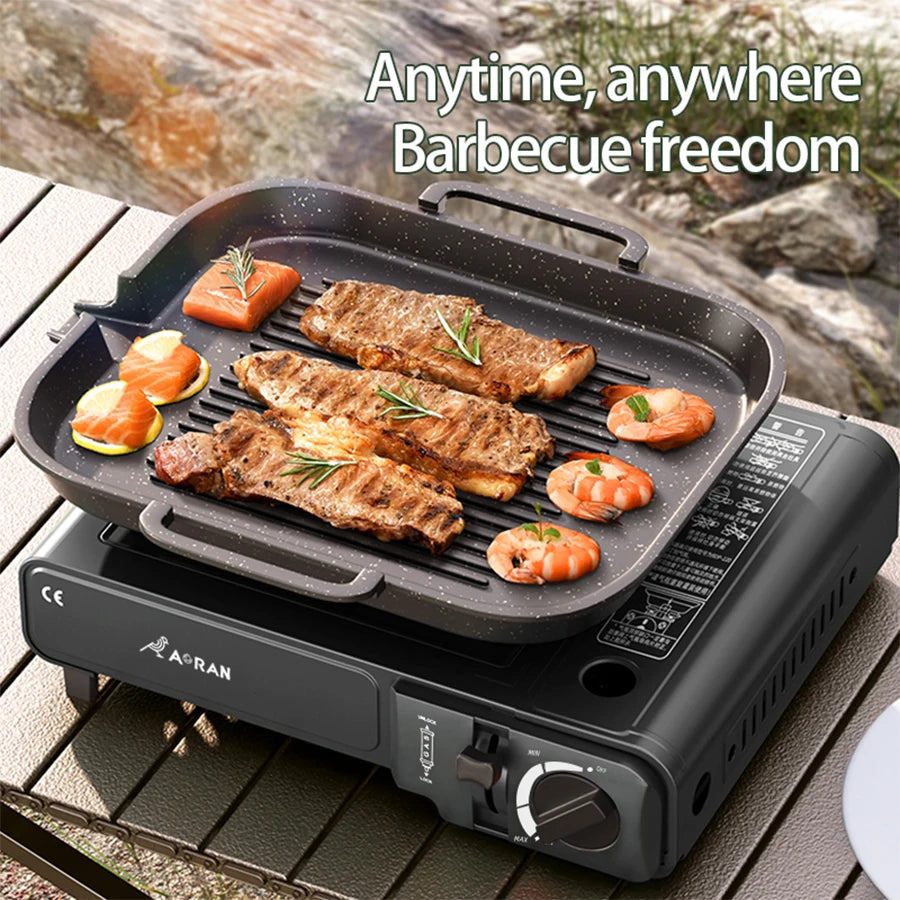 Card Stove Portable Gas Stove for Camping and Picnicking Household Use