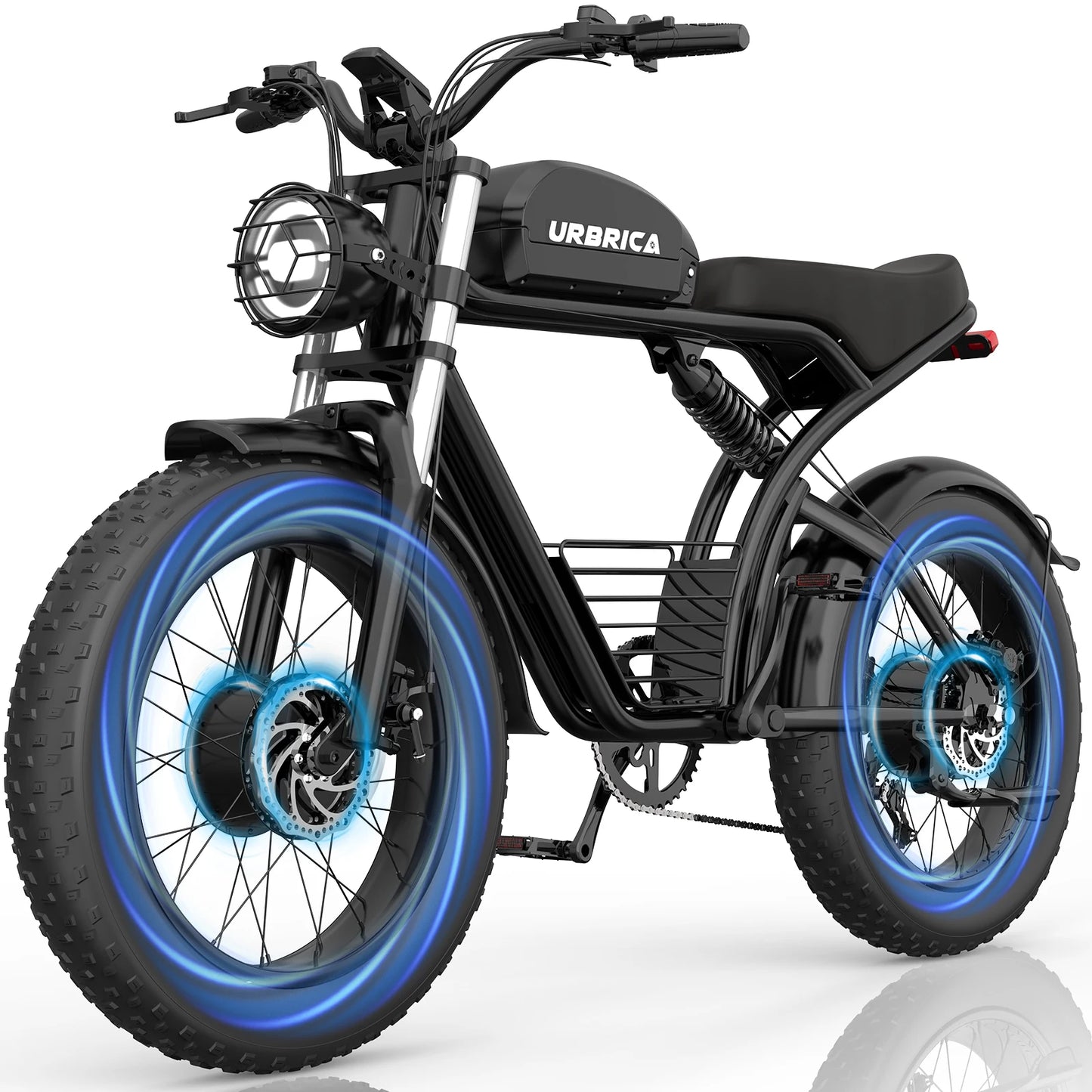 Electric Bike for Adults 3000W 1500W 32MPH 48V 23AH 75 Miles Electric Motorcycle 20 Inch Fat Tire Dirt Bike Shimano 7 Speed EBike