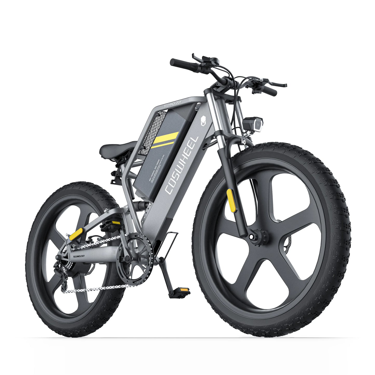 COSWHEEL T26 Electric Bike 26 Inch Fat Tires Adult Electric Mountain Bike 1000W 48V 25AH Hydraulic Brake Off Road Bicycle