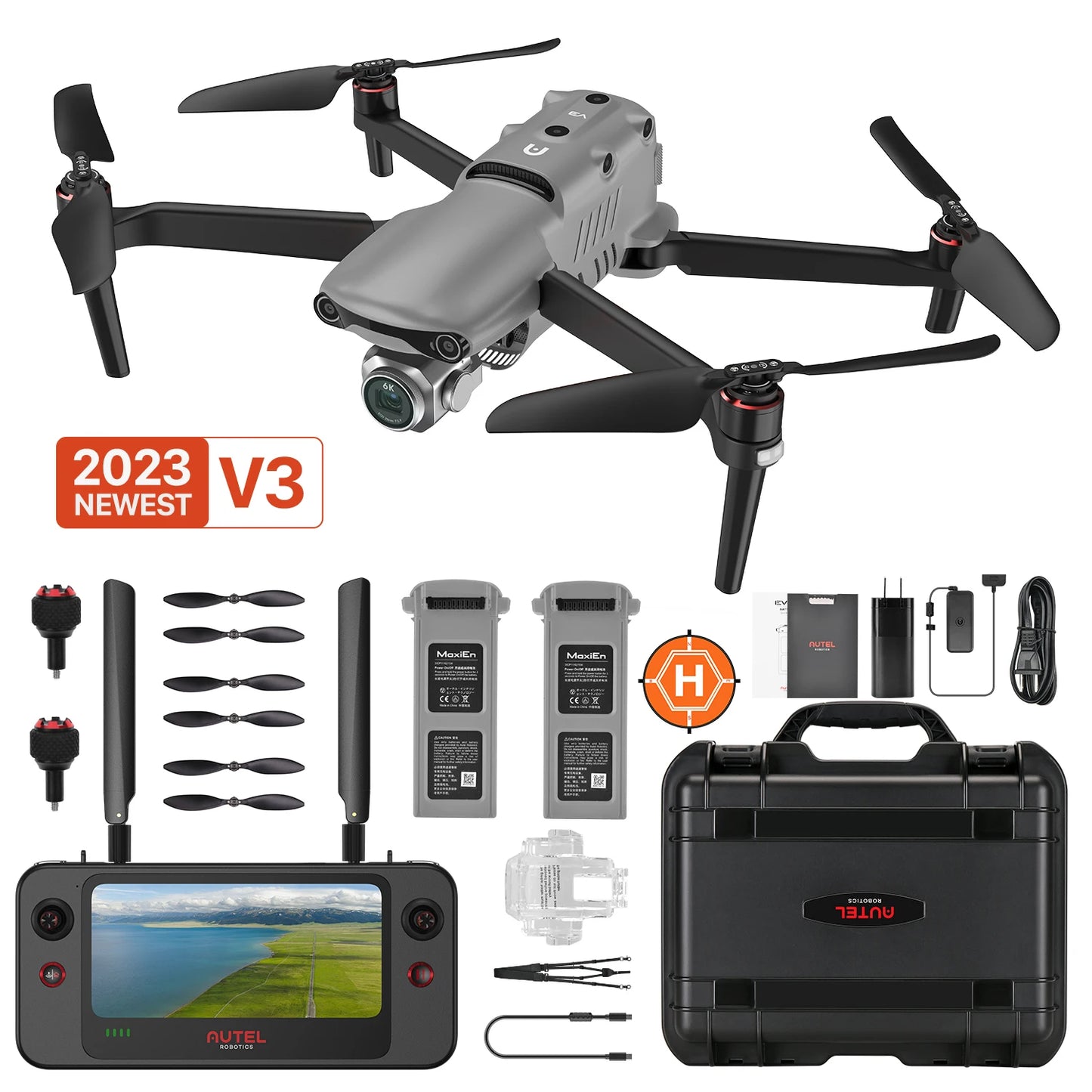 Autel Robotics EVO II Pro V3 Camera Drone 6K Professional HD Camera 10 KM Image Transmission 720 Degree Obstacle Avoidance UAV Drone