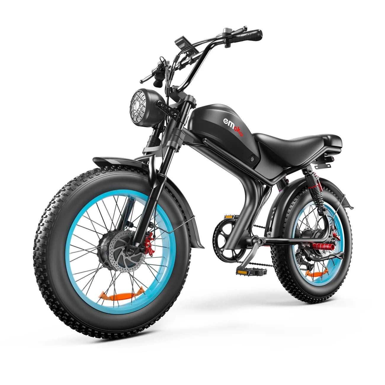 Emoko C93 Adult Electric Bike 1000W 48V 20Ah Battery 20x4 Inch Hydraulic Brake
